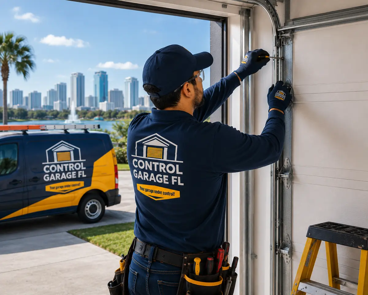 Garage door installation